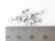 Dancing Scarecrow sterling silver charm .925 Scarecrows Scare Crow detail