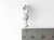Dancing Scarecrow sterling silver charm .925 Scarecrows Scare Crow size example