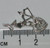 Love Set sterling silver charm Rose Heart Arrow .925 Loving charms size example