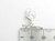 Baby set strlng silver charm Bootee Dummy Safety Pin .925 Babies Charms size example