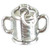 Baby Sipper Cup sterling silver charm .925 Babys Babies Cups charms additional view