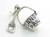 Bucket and Spade sterling silver charm .925 x 1 Holiday Beach charms additional view