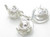 Teapot Tea Cup Plate with Cake sterling silver charm .925 x1 Teacup charms