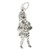 Trojan Warrior sterling silver charm .925 x 1 Trojans Warriors charms