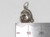 Father Christmas - Santa sterling silver charm .925 x 1 Xmas charms size example