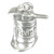 Paint Can with Brush sterling silver charm .925 Decorating charms