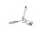Chefs hat - Rolling pin - Spoon sterling silver charm .925 Chef charms detail
