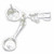 Whisk - Frying Pan - Mixing Bowl sterling silver charm .925 Cooking charms