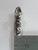 I Love Running 2D sterling silver shoe charm .925 Runners charms size example