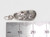 Sandal sterling silver charm .925 Shoes Footwear Sandals charms size example