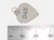 Dad Heart sterling silver charm pendant .925 Dads Hearts charms size example