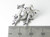 Chinese Dragon LARGE sterling silver charm pendant .925 Dragons additional view