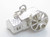 Watermill Sterling silver large charm .925 Water Mill charms additional view