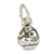 Tennis ball SMALL sterling silver charm .925 x 1 Balls Sports