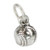 Baseball SMALL sterling silver charm .925 Rounders balls charms
