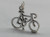 Bicycle sterling silver charm .925 Bike Bikes Cycle Racing charms additional view