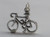 Bicycle sterling silver charm .925 Bike Bikes Cycle Racing charms alternate view