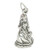 Bridesmaid sterling silver charm .925 Brides Maid wedding charms.