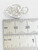 I Love You sterling silver charm pendant .925 Love charms size example