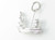 The Owl and Pussy Cat in boat sterling silver charm .925 Nursery Rhyme additional view 2