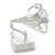 Gramophone sterling silver charm .925 Gramaphone music charms N