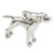 Pointer Dog sterling silver charm .925 x 1 Pointers dogs charms
