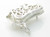 Opening Grand Piano sterling silver charm .925 Music and Pianos charms extra view