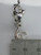 Monkey moveable sterling silver charm .925 Monkies charms side view
