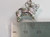Chow Dog Heavy sterling silver charm .925 Chows dogs charms detail