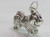 Chow Dog Heavy sterling silver charm .925 Chows dogs charms extra view