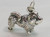 Chow Dog Heavy sterling silver charm .925 Chows dogs charms further view