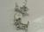 Basset hound SMALL sterling silver charm .925 Bassets Hounds Dogs charms alternate view
