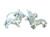Corgi sterling silver SMALL dog charm .925 Corgis Royal Queen Dogs alternate view
