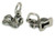 Shih Tzu small sterling silver charm .925 ShihTzu Shitsu Dog charms alternate view