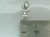 Beagle sterling silver small charm .925 x 1 Beagles Dogs charms side view