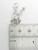 Native sterling silver charm with stick .925 Natives charms detail