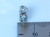 Pomeranian sterling silver Small Dog charm .925 x 1 Dogs charms size example
