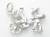 Rickshaw sterling silver charm .925 x 1 Rick Shaw charms