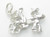 Rickshaw sterling silver charm .925 Rick Shaw charms extra view