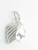 Solid Native American Indian sterling silver charm .925 Indians charms extra view