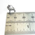 Pug Dog TINY sterling silver charm .925 Pugs Dogs charms detail