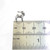 Pug Dog TINY sterling silver charm .925 Pugs Dogs charms extra view