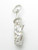 Witch On Broomstick sterling silver charm .925 Witches Halloween charms additional view