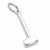 Sledge Hammer sterling silver charm .925 Mallets Hammers charms