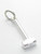 Sledge Hammer sterling silver charm .925 Mallets Hammers charms additional view