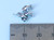 Chow sterling silver small dog charm .925 Chows Dogs charms additional view