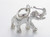 Elephant sterling silver charm .925 Elephants charms G additional view