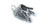 Native American headdress sterling silver charm .925 War Bonnet charms alternate view