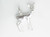 Deer sterling silver charm .925 Doe Stag Fawn charms extra view