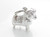 Ram Aries small sterling silver charm .925 x 1 Zodiac Rams charms additional view